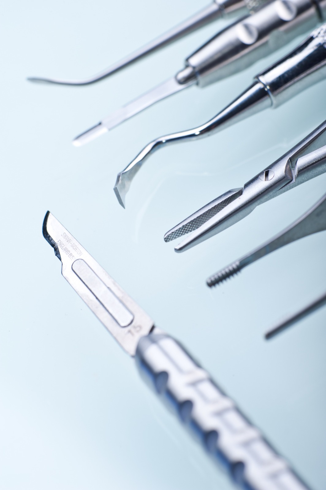 Instrumentos odontológicos esterilizados